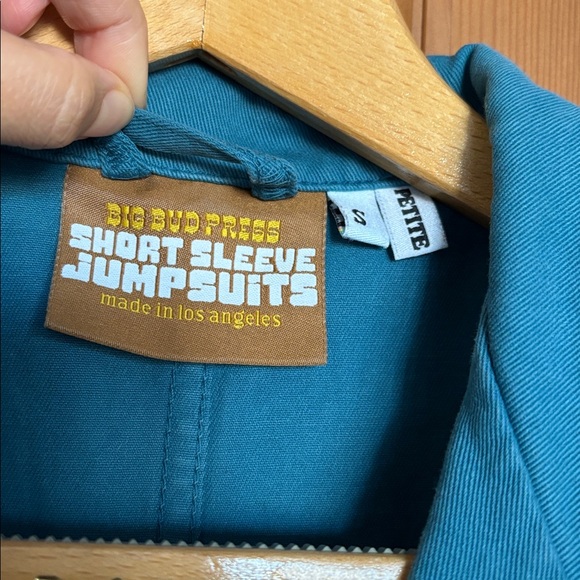 Petite Short Sleeve Jumpsuit - Big Bud Press - Picture 4 of 7